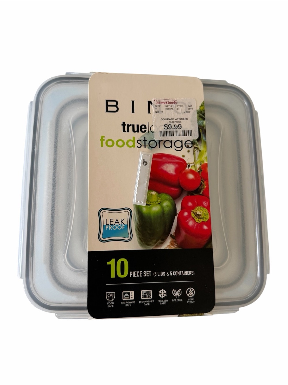 Truelove  Food Storage Containers - 10 Piece Set